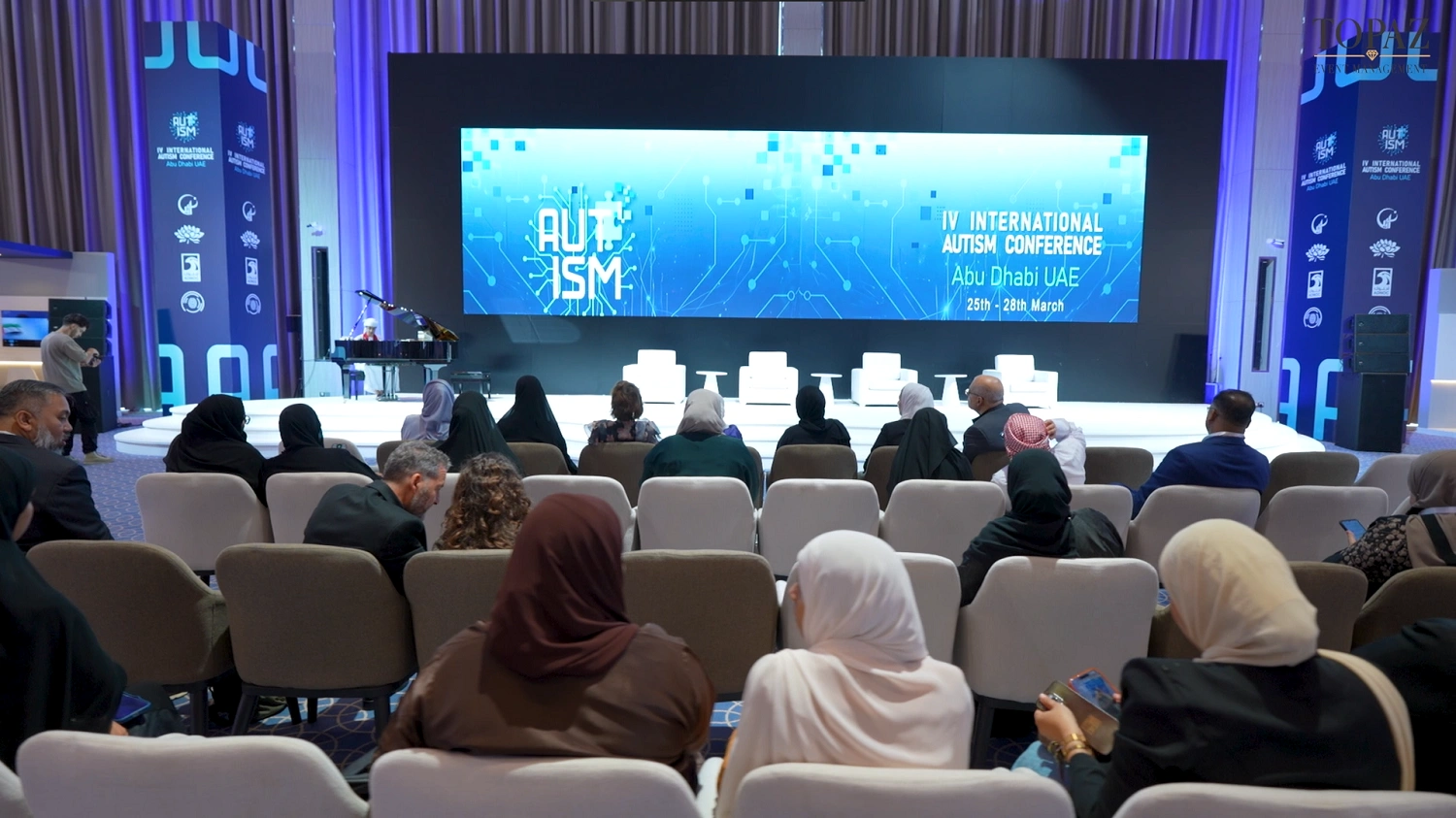Speaker session in progress at IV International Autism Conference Abu Dhabi