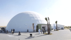 Topaz Events installed 35m Dome Tent for AlTay Hills Project 2024