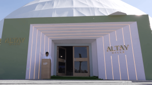 Topaz Events installed 35m Dome Tent for AlTay Hills Project 2024