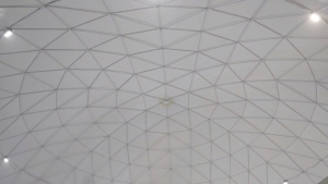 Topaz Events installed 35m Dome Tent for AlTay Hills Project 2024