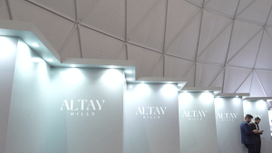 Topaz Events installed 35m Dome Tent for AlTay Hills Project 2024