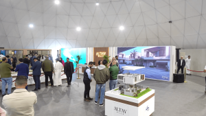 Topaz Events installed 35m Dome Tent for AlTay Hills Project 2024