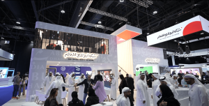 Topaz Events designed and delivered the Abu Dhabi Media Exhibition Booth 2024 in Abu Dhabi, UAE.