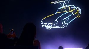 Topaz Events organized Binghatti X Mercedes Drone Show Event 2024 in UAE