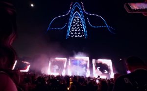 Topaz Events organized Binghatti X Mercedes Drone Show Event 2024 in UAE