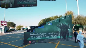 UAE SWAT Challenge 2025: AV Solutions by Topaz Events - A Government Event Preparation in Dubai UAE.