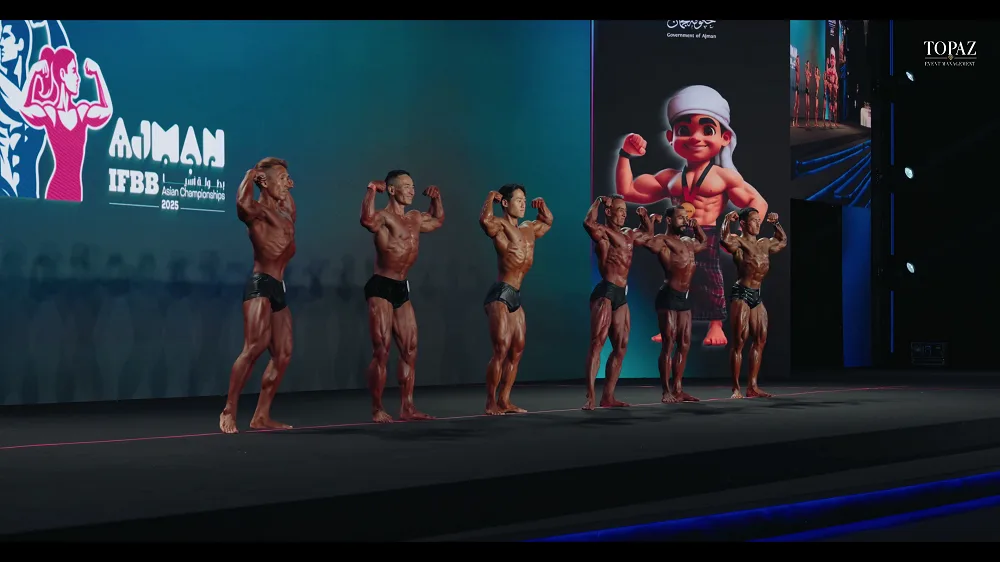 IFBB Asian Bodybuilding Championships 2025 organized by Topaz Events in Ajman UAE