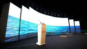 Corporate gala dinner production by Topaz Events in UAE