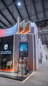 Exhibition stand execution by Topaz Events UAE at Sharjah Expo Centre
