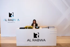 Elegant reception registration desk and welcome area managed by Topaz Events for seamless guest arrival.