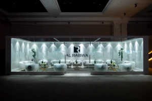 Exclusive VIP Majlis area designed by Topaz Events for private business meetings.