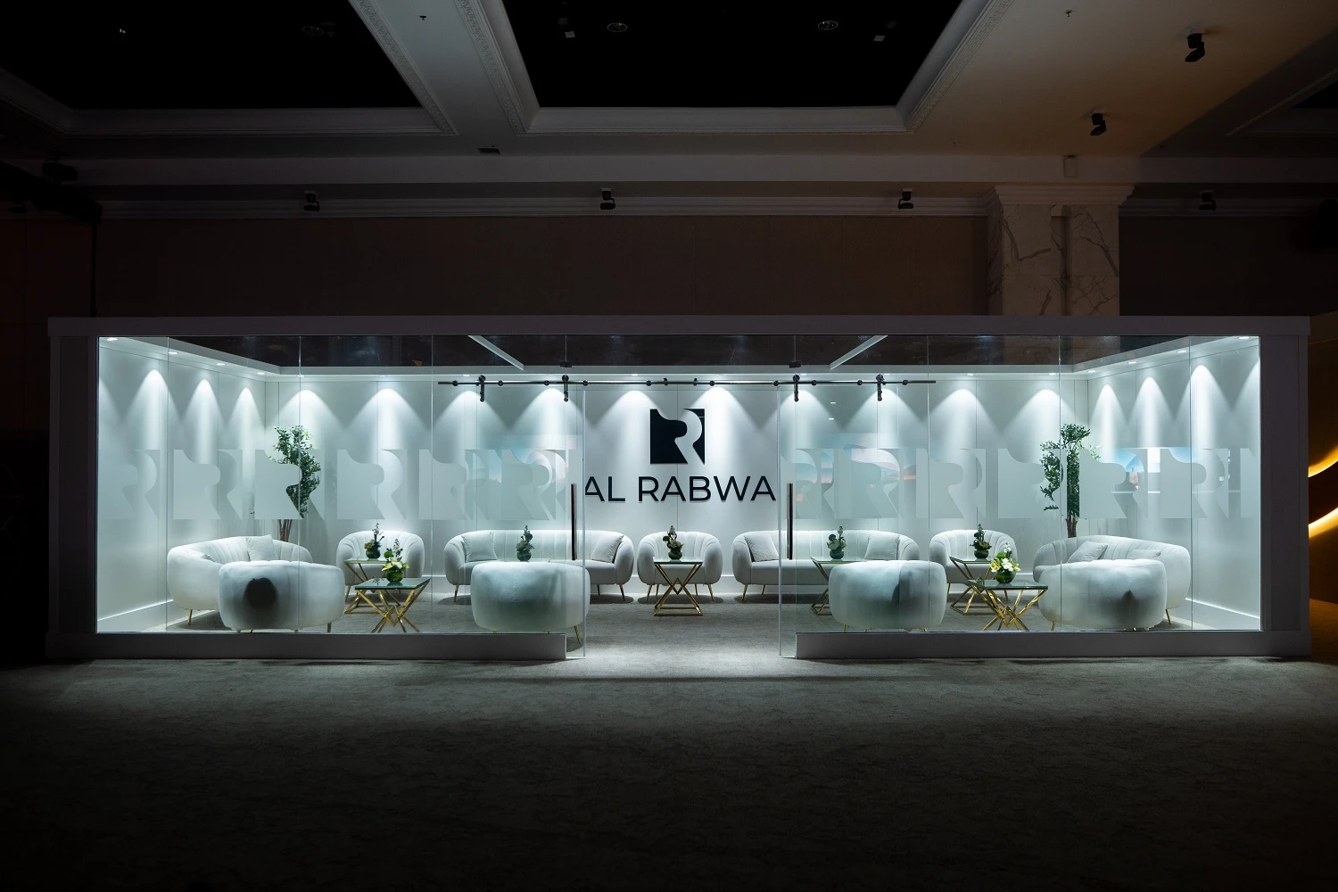 Exclusive VIP Majlis area designed by Topaz Events for private business meetings.