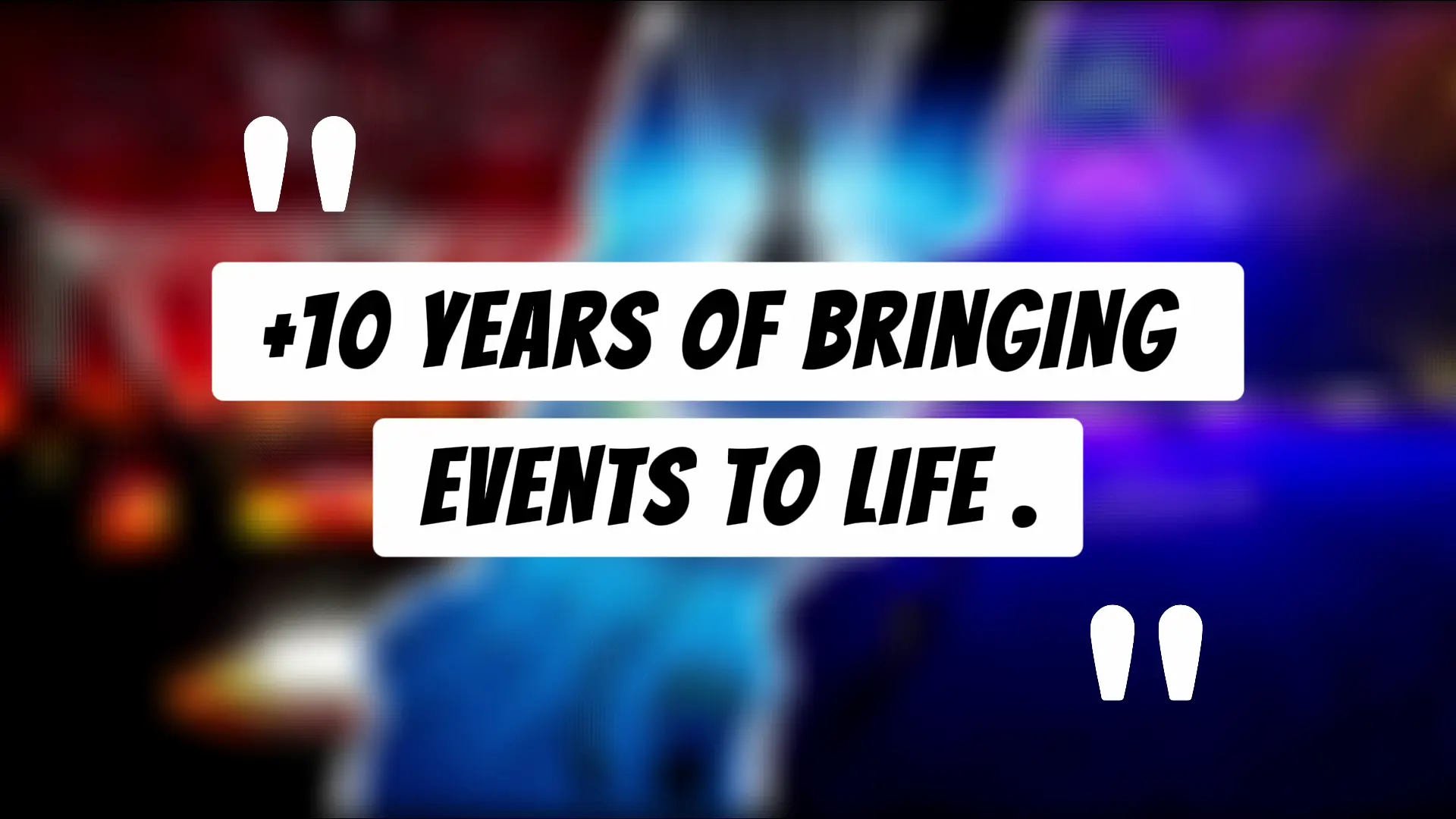 Full-Service Event Management Agency in the UAE.