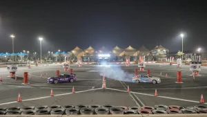 Full AV production by Topaz Events at YUKA drifting motorsport event in Abu Dhabi