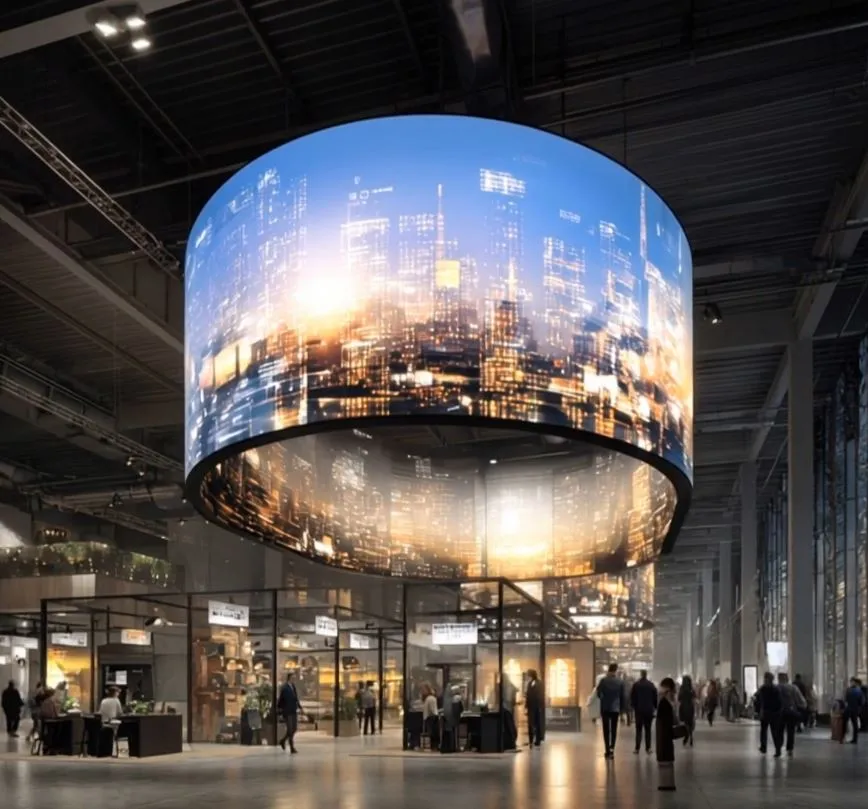 Circle LED Screens | Futuristic LED Screens in UAE | Topaz Events